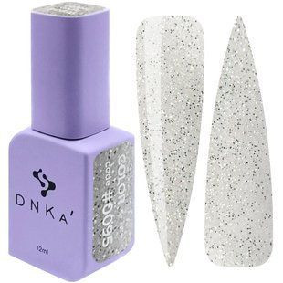 Гель лак DNKa, 12 ml Color #0095 - Напівпрозорий срібний з блискітками GPDC0095 фото