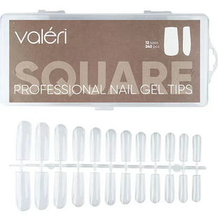 Valeri Professional Nail Gel Tips "Square" VNGTS фото