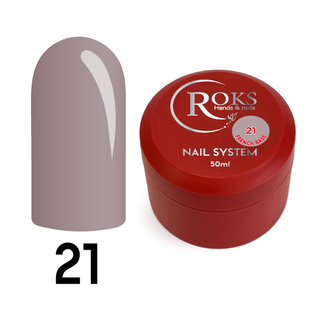 Cover Base - Без ТРО ROKS 50ml. №21 - Приглушена сіро-лілова CBR50021 фото