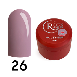 Cover Base - Без ТРО ROKS 30ml. №26 - Темна світло-бузкова CBR30026 фото