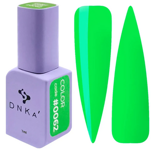 Гель лак DNKa, 7 ml Color #0062 - Салатовий GPDC70062 фото