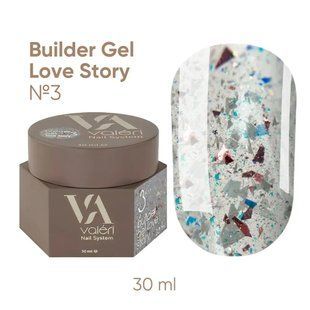 BUILDER GEL LOVE STORY VALERI (30 ml). №03 NEW30VLSG-03 фото