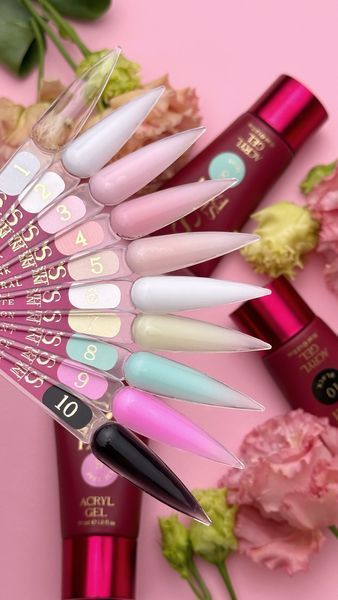 Acryl Gel - Без ТРО Steffani 30 ml. (Баночка) №3 - Ніжно-рожевий SAGelb30-03 фото