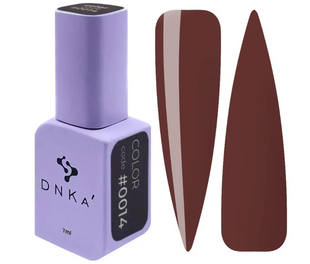 Гель лак DNKa, 7 ml Color #0014 - Коричневий шоколад GPDC70014 фото