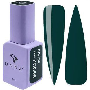 Гель лак DNKa, 12 ml Color #0056 - Темно-зелений GPDC0056 фото