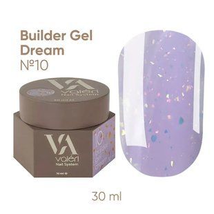 BUILDER GEL DREAM COLLECTION VALERI (30 ml). №10 NEW30VDBG-10 фото
