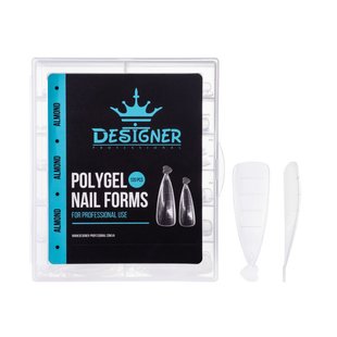 Nail Forms (Almond) - Верхні форми Designer d673 фото