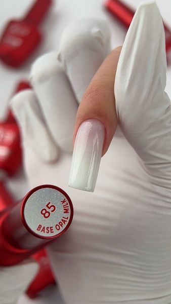Cover Base - Без ТРО ROKS 12ml. №85 - Молочна із золотим шимером CBR12085 фото