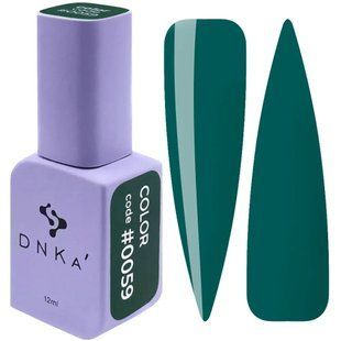Гель лак DNKa, 12 ml Color #0059 - Смарагдовий GPDC0059 фото