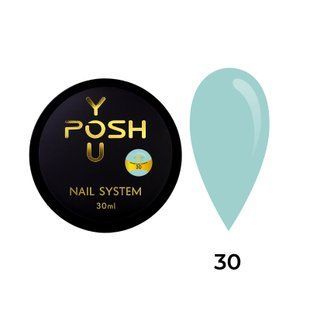 Cover Base - Без ТРО YOU POSH (50 ml). №30 - Світло-бірюзова baseposh50030 фото