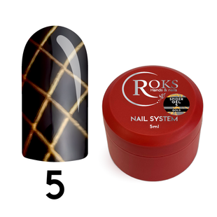 Spider Gel, ТМ "ROKS" 5 g #5 Золото SPIDERROKS3 фото