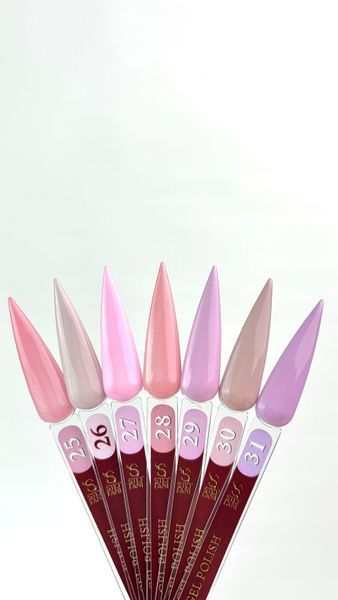 Гель лак - Без ТРО Steffani Color Gel polish №26 (9мл) - Бежево-ліловий SGP09-26 фото