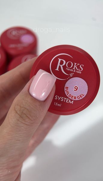 Builder Gel ROKS 50 мл №9 - Ніжно-рожевий BGELR5009 фото