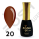 Гель лак - Без ТРО YOU POSH (7 ml). №20 - Темно-коричневий (Шоколадний) colorposh20 фото