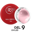 Builder Gel ROKS 15 мл №9 - Ніжно-рожевий BGELR1509 фото
