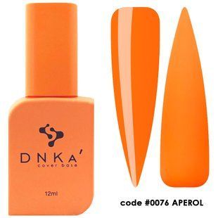 DNKa Cover Base, 12ml #0076 Aperol - Помаранчево неонова DNKA0076 фото