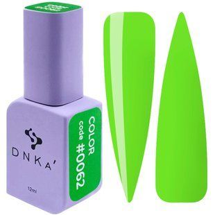 Гель лак DNKa, 12 ml Color #0062 - Салатовий GPDC0062 фото