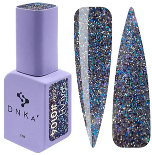 Гель лак DNKa, 7 ml Color #0104 - Світловідбиваючий синій GPDC70104 фото