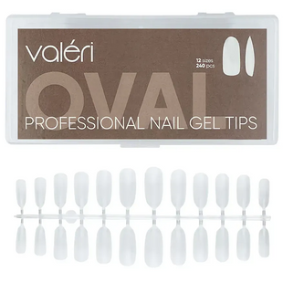 Valeri Professional Nail Gel Tips "Oval" VNGTO фото