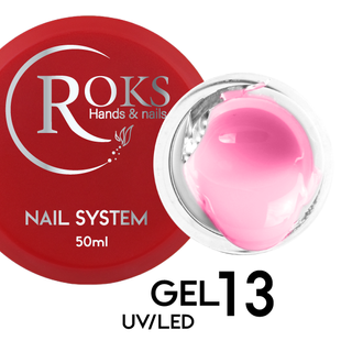 Builder Gel ROKS 50 мл №13 - Темно-рожевий BGELR5013 фото