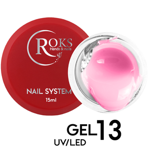 Builder Gel ROKS 15 мл №13 - Темно-рожевий BGELR1513 фото