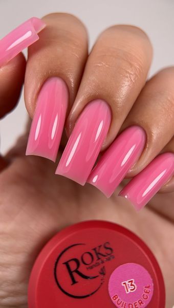 Builder Gel ROKS 15 мл №13 - Темно-рожевий BGELR1513 фото