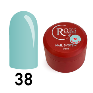 Cover Base - Без ТРО ROKS 30ml. №38 - Світло-бірюзовий CBR30038 фото