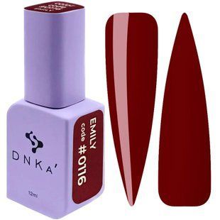 Гель лак DNKa, 12 ml Color #0116 - Вишнево-червоний GPDC0116 фото