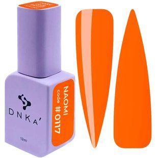 Гель лак DNKa, 12 ml Color #0117 - Помаранчевий неоновий GPDC0117 фото