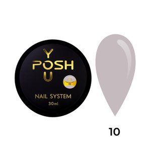 Cover Base - Без ТРО YOU POSH (30 ml). №10 - Приглушена сіро-лілова baseposh30010 фото