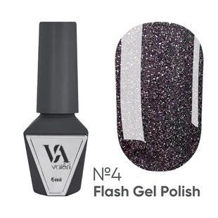FLASH GEL POLISH VALERI № 4 NEWVFl6-4 фото