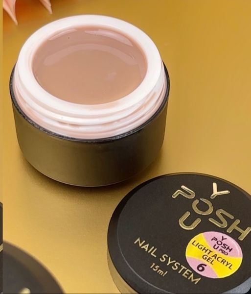Light Acryl Gel YOU POSH (15 ml). №6 lagyouposh6 фото