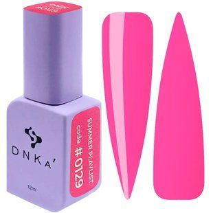 Гель лак DNKa, 12 ml Color #0129 - Рожевий Barbie GPDC0129 фото