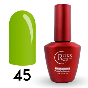 Cover Base - Без ТРО ROKS 12ml. №45 - Неонова салатова CBR12045 фото