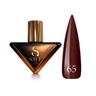 Гель лак - Без ТРО Steffani Color Gel polish №65 (9мл) - Яскраво-жовтий SGP09-65 фото