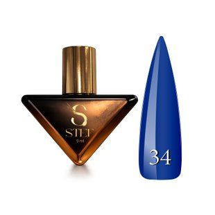Гель лак - Без ТРО Steffani Color Gel polish №34 (9мл) - Волошково-синій SGP09-34 фото