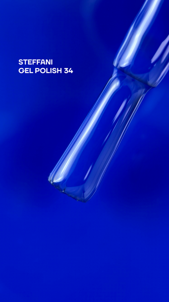 Гель лак - Без ТРО Steffani Color Gel polish №34 (9мл) - Волошково-синій SGP09-34 фото
