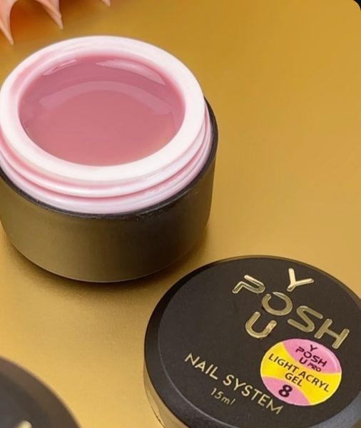 Light Acryl Gel YOU POSH (15 ml). №8 lagyouposh8 фото