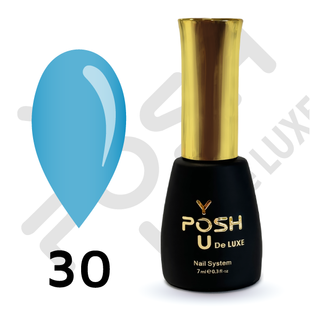 Гель лак - Без ТРО YOU POSH (7 ml). №30 - Бірюзово-блакитний colorposh30 фото