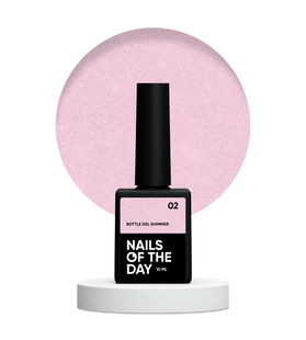 гель NAILSOFTHENIGHT Bottle Gel SHIMMER №2, 10 мл u0000017333 фото