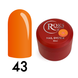 Cover Base - Без ТРО ROKS 30ml. №43 - Неонова оранжевий-апельсин CBR30043 фото 1