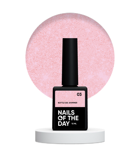 гель NAILSOFTHENIGHT Bottle Gel SHIMMER №3, 10 мл u0000017334 фото