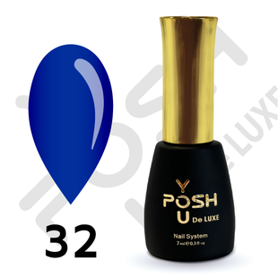 Гель лак - Без ТРО YOU POSH (7 ml). №32 - Яскравий класичний синій colorposh32 фото