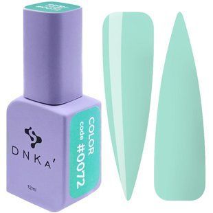 Гель лак DNKa, 12 ml Color #0072 - Світло-м'ятний GPDC0072 фото