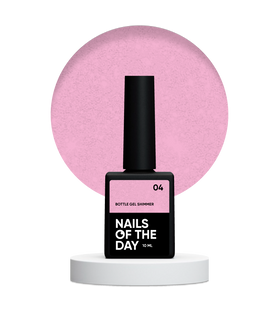 гель NAILSOFTHENIGHT Bottle Gel SHIMMER №4, 10 мл u0000017335 фото