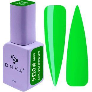 Гель лак DNKa, 12 ml Color #0134 - Неоновий-салатовий GPDC0134 фото
