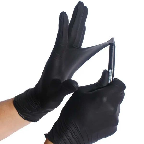 Рукавички нітрілові (чорні) SafeTouch Advanced Black MEDICOM 3,5 г 100шт M 8718007901290 фото