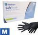 Рукавички нітрілові (чорні) SafeTouch Advanced Black MEDICOM 3,5 г 100шт M 8718007901290 фото 1