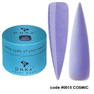 DNKa Cover Base, (30 ml). #0015 Cosmic - Лілова із шимером DNKA0015-30 фото