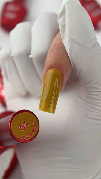 Cover Base - Без ТРО ROKS 50ml. №64 - Тепла гірчично-жовта CBR50064 фото